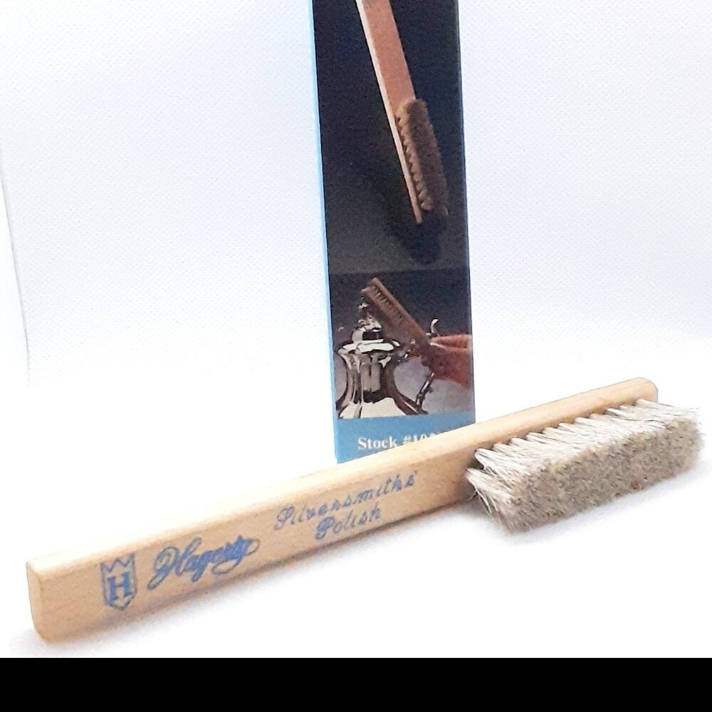 CLOSET SALE!!  NEW Hagerty Horsehair Silver Brush - Picture 8 of 8